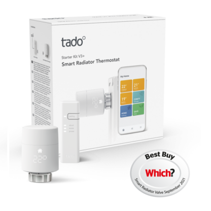 Tado Starter Kit: Includes a Tado Internet Bridge and a Tado Smart Radiator Valve